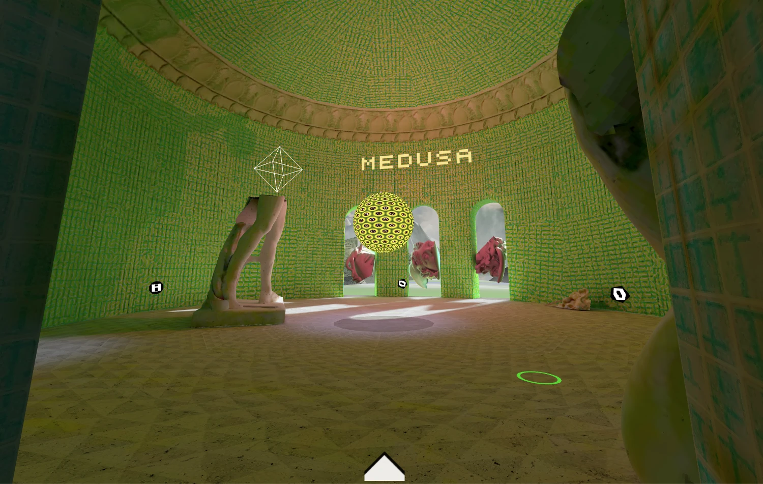 ImGame virtual museum environment