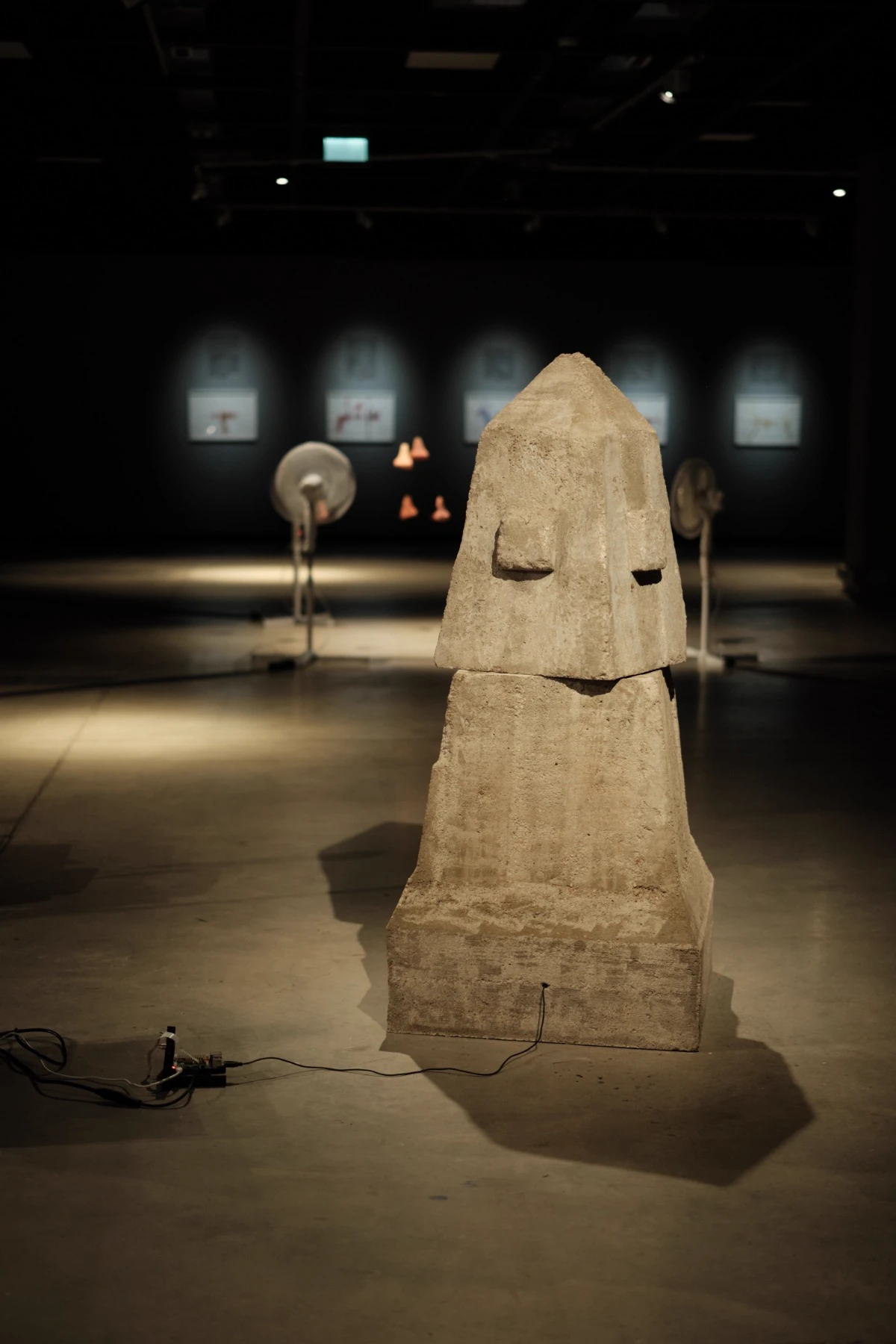 Vektors concrete sculpture